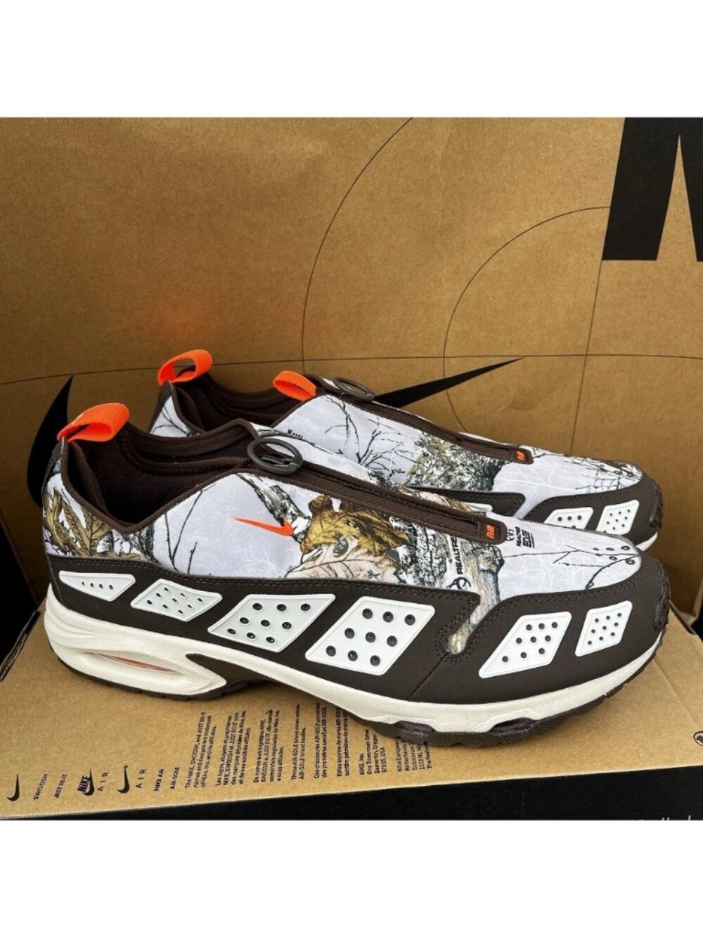 NEW Nike Air Max SNDR Sunder RealTree Camo Orewood IB2476 100 Men Size 9.5